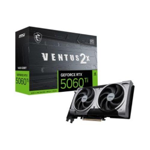 GPU RTX 5060 TI 16GB OC MSI VENTUS X2 PLUS BLACK